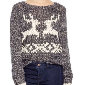 Anthro Free People Dancer Prancer Sweater
